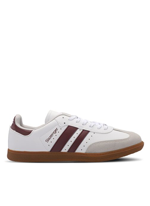 Slazenger PING Erkek Sneaker Ayakkabı Beyaz / Bordo - Görsel 2