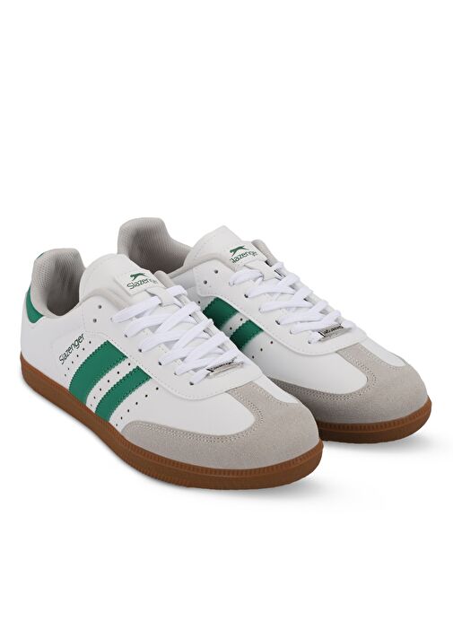 Slazenger PING Erkek Sneaker Ayakkabı Beyaz / Yeşil - Görsel 3