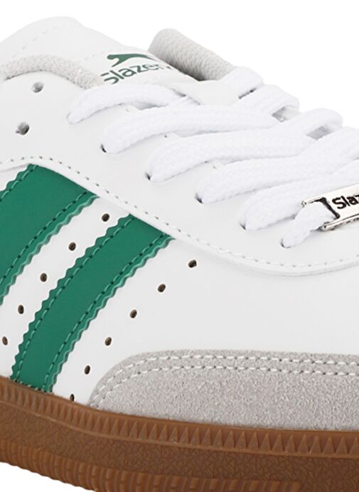 Slazenger PING Kadın Sneaker Ayakkabı Beyaz / Yeşil - Görsel 5