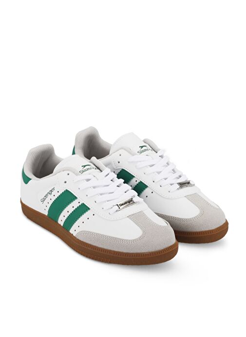 Slazenger PING Kadın Sneaker Ayakkabı Beyaz / Yeşil - Görsel 3