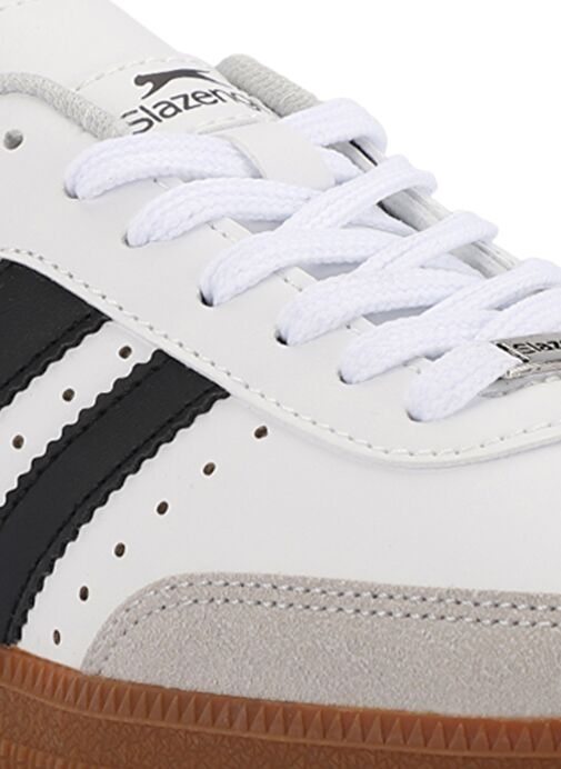 Slazenger PING Kadın Sneaker Ayakkabı Beyaz / Siyah - Görsel 5