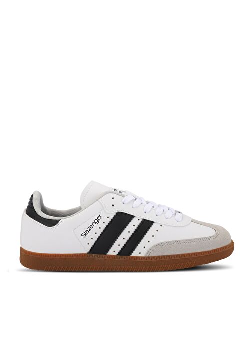 Slazenger PING Kadın Sneaker Ayakkabı Beyaz / Siyah - Görsel 2