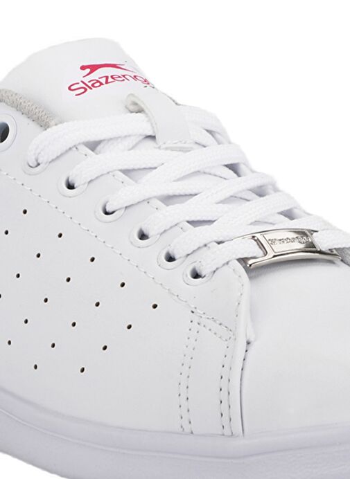 Slazenger PIANO I Kadın Sneaker Ayakkabı Beyaz / Fuşya - Görsel 5