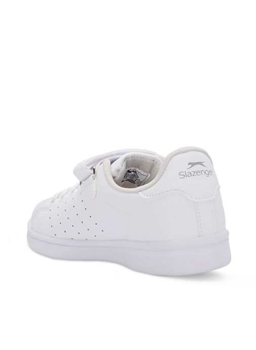 Slazenger PIANO I Unisex Çocuk Sneaker Ayakkabı Beyaz - Görsel 4
