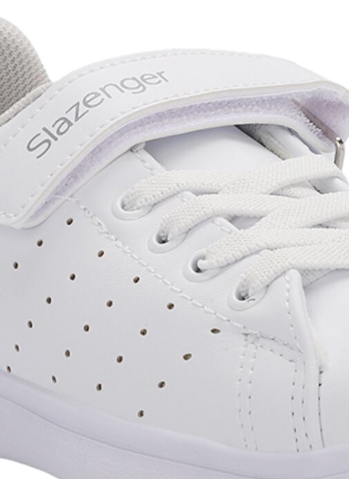 Slazenger PIANO I Unisex Çocuk Sneaker Ayakkabı Beyaz - Görsel 5