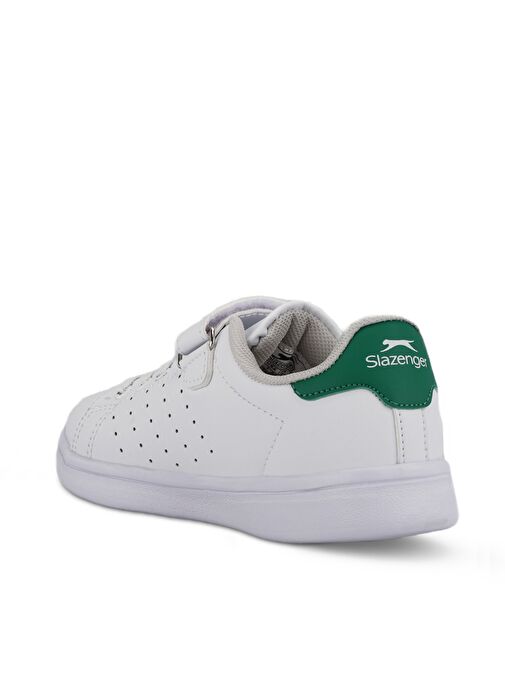 Slazenger PIANO I Unisex Sneaker Ayakkabı Beyaz / Yeşil - Görsel 4