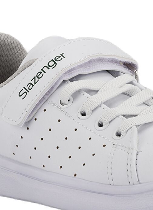 Slazenger PIANO I Unisex Sneaker Ayakkabı Beyaz / Yeşil - Görsel 5