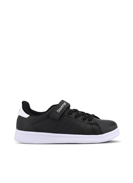 Slazenger PIANO I Unisex Sneaker Ayakkabı Siyah / Beyaz - Görsel 2