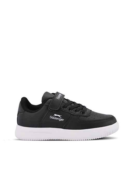 Slazenger PASCHAL I Unisex Çocuk Sneaker Ayakkabı Siyah / Beyaz - Görsel 2