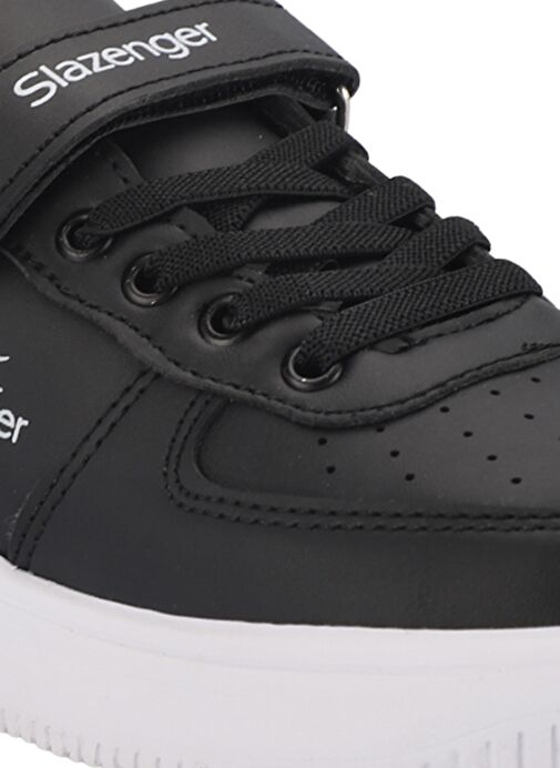 Slazenger PASCHAL I Unisex Çocuk Sneaker Ayakkabı Siyah / Beyaz - Görsel 5