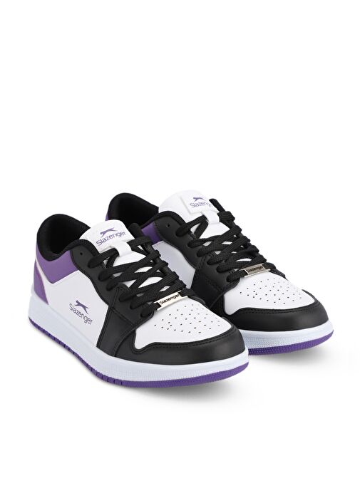 Slazenger PRINCE I Kadın Sneaker Ayakkabı Beyaz / Mor - Görsel 3