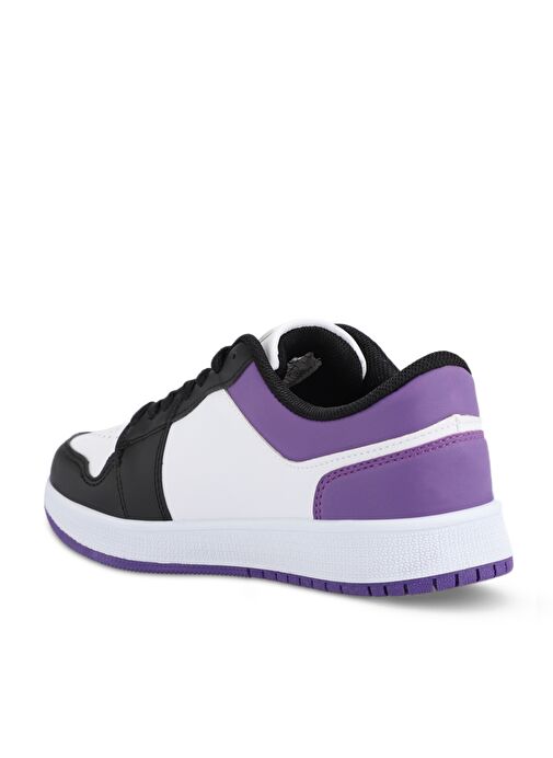 Slazenger PRINCE I Kadın Sneaker Ayakkabı Beyaz / Mor - Görsel 4