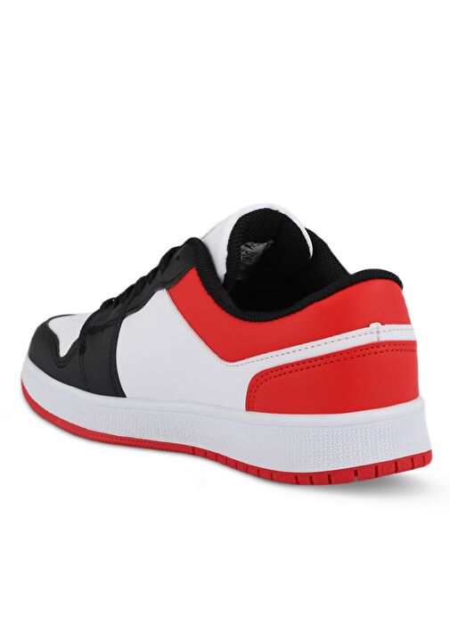 Slazenger PRINCE I Erkek Sneaker Ayakkabı Beyaz / Siyah / Kırmızı - Görsel 4