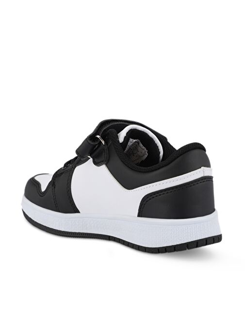 Slazenger PRINCE I Unisex Çocuk Sneaker Ayakkabı Beyaz / Siyah - Görsel 4