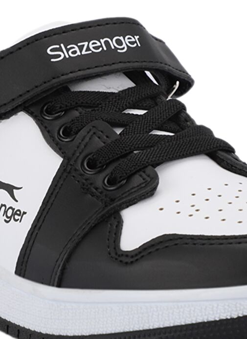 Slazenger PRINCE I Unisex Çocuk Sneaker Ayakkabı Beyaz / Siyah - Görsel 5