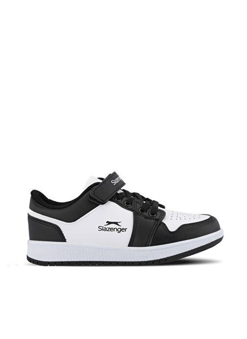 Slazenger PRINCE I Unisex Çocuk Sneaker Ayakkabı Beyaz / Siyah - Görsel 2