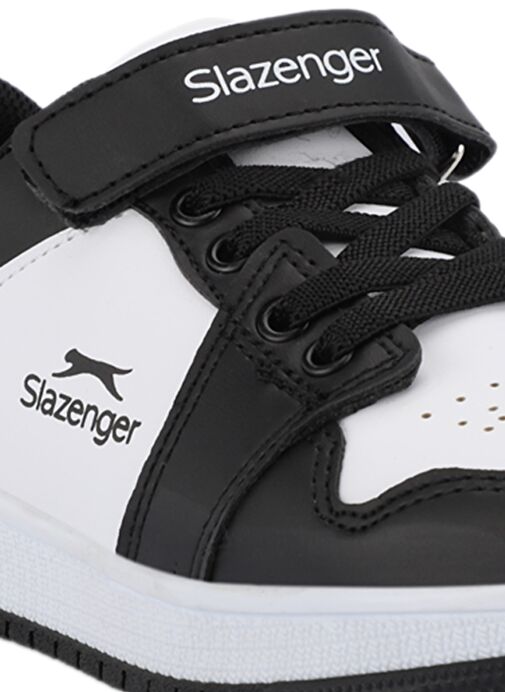 Slazenger PRINCE I Unisex Çocuk Sneaker Ayakkabı Beyaz / Siyah - Görsel 5