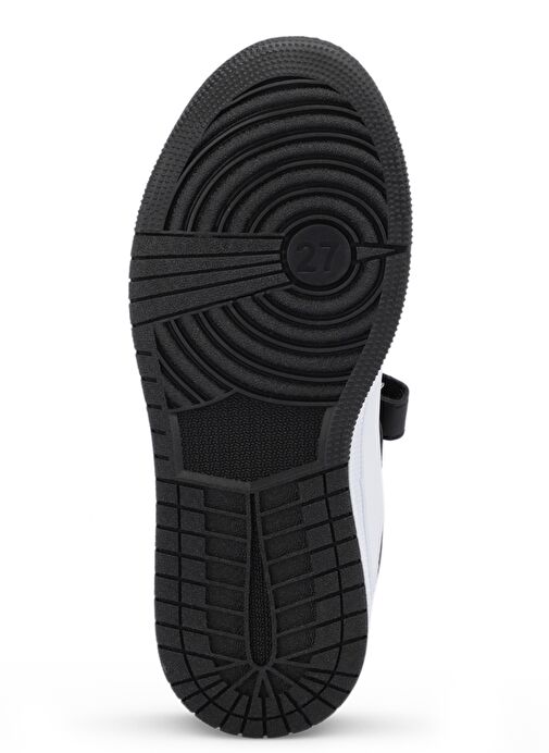 Slazenger PRINCE I Unisex Çocuk Sneaker Ayakkabı Beyaz / Siyah - Görsel 8