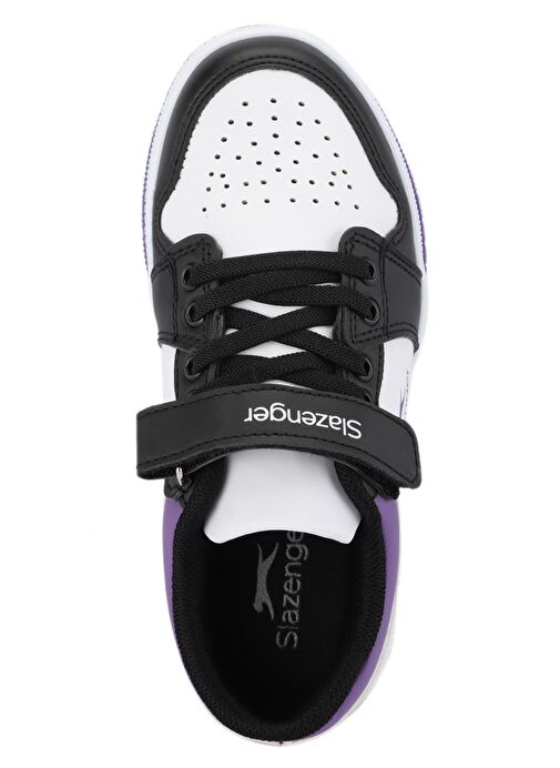 Slazenger PRINCE I Kız Çocuk Sneaker Ayakkabı Beyaz / Mor - Görsel 6