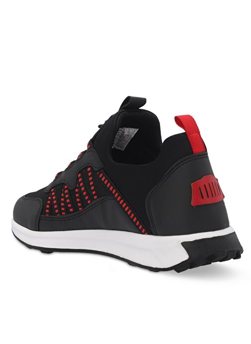 Slazenger TITAN I Erkek Sneaker Ayakkabı Siyah / Kırmızı - Görsel 4