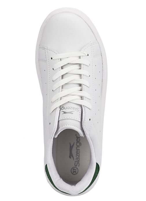 Slazenger ZARATHUSTRA I Kadın Sneaker Ayakkabı Beyaz / Yeşil - Görsel 6