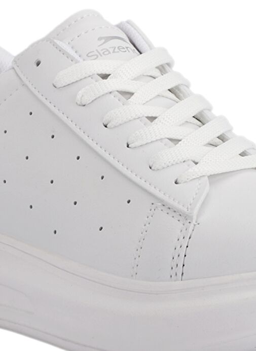 Slazenger ZARATHUSTRA I Kadın Sneaker Ayakkabı Beyaz / Yeşil - Görsel 5