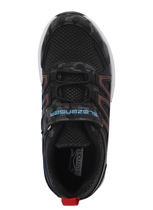 Slazenger ELIPS Erkek Çocuk Sneaker Ayakkabı Siyah Kamuflaj - Görsel 6