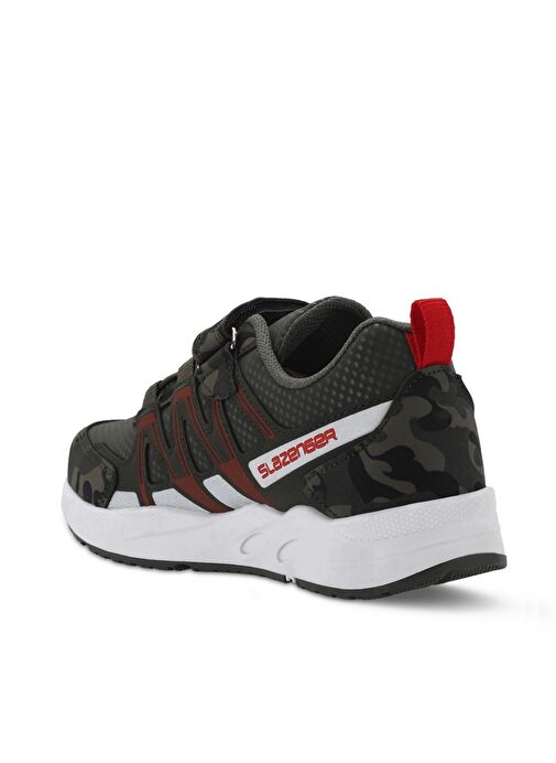 Slazenger ELIPS Erkek Çocuk Sneaker Ayakkabı Haki Kamuflaj - Görsel 4