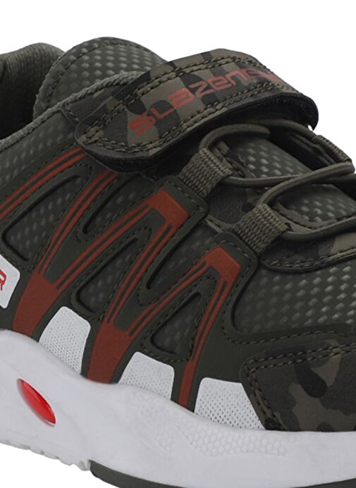 Slazenger ELIPS Erkek Çocuk Sneaker Ayakkabı Haki Kamuflaj - Görsel 5