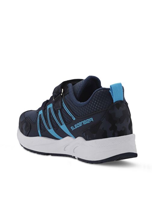 Slazenger ELIPS Erkek Çocuk Sneaker Ayakkabı Lacivert Kamuflaj - Görsel 4