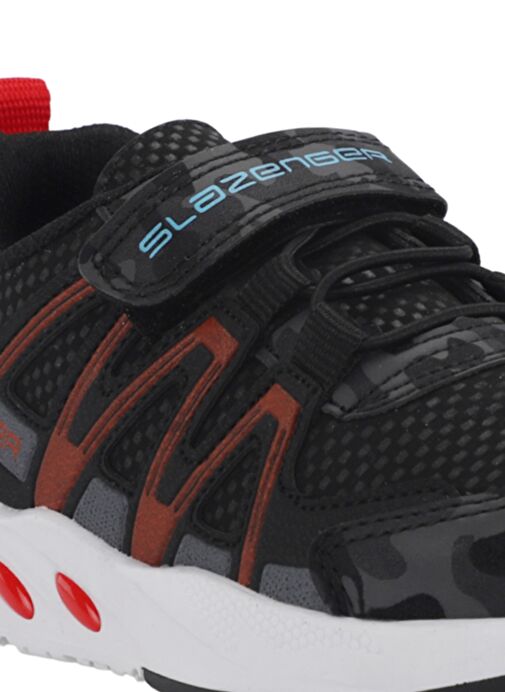Slazenger ELIPS Unisex Çocuk Sneaker Ayakkabı Siyah Kamuflaj - Görsel 5