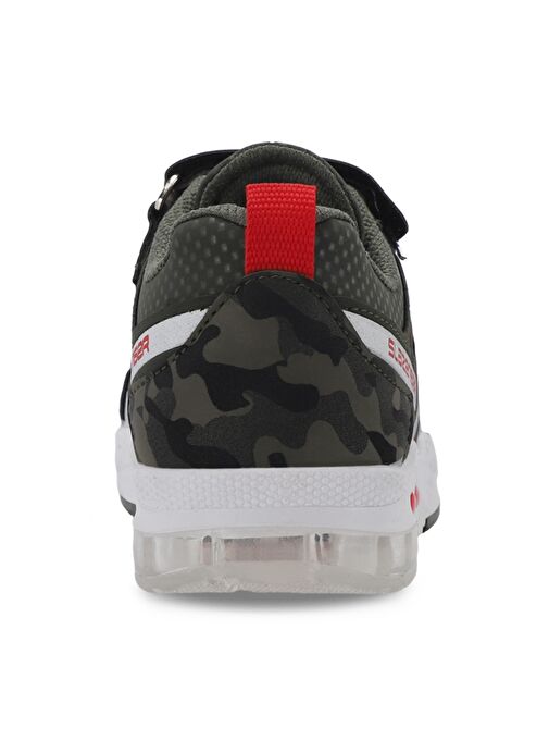 Slazenger ELIPS Unisex Çocuk Sneaker Ayakkabı Haki Kamuflaj - Görsel 7
