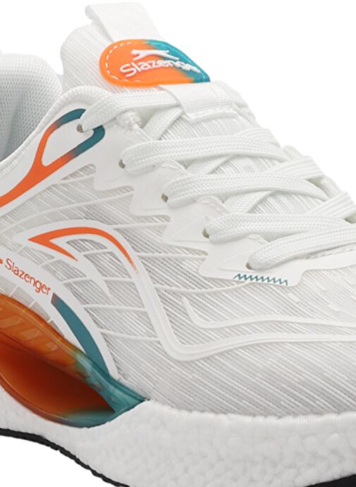 Slazenger WARWICK Erkek Sneaker Ayakkabı Beyaz / Turuncu - Görsel 5