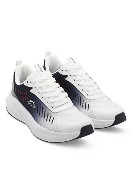 Slazenger WOLLY Erkek Sneaker Ayakkabı Beyaz / Lacivert - Görsel 3