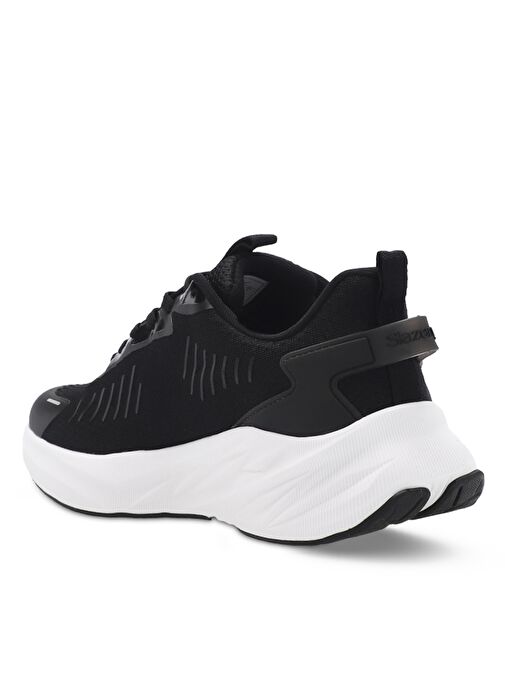 Slazenger WOLLY Erkek Sneaker Ayakkabı Siyah / Beyaz - Görsel 4