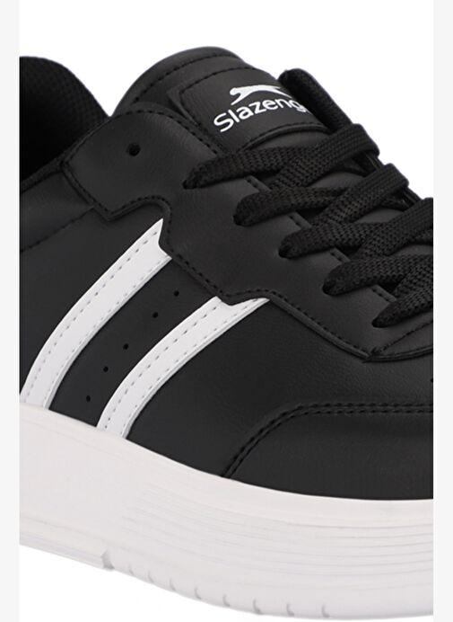Slazenger ZIPPER I Erkek Siyah / Beyaz Günlük Spor Ayakkabısı - Görsel 4