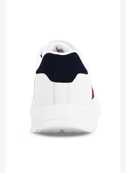 Slazenger ZIPPER I Kadın Sneaker Ayakkabı Beyaz / Lacivert / Kırmızı - Görsel 3