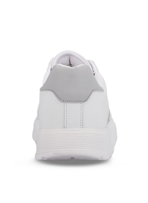 Slazenger ZIPPER I Kadın Sneaker Ayakkabı Beyaz / Gri - Görsel 7