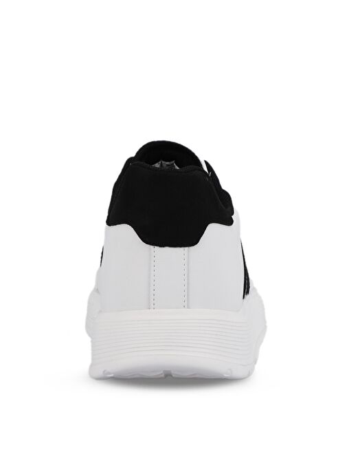 Slazenger ZIPPER I Kadın Sneaker Ayakkabı Beyaz / Siyah - Görsel 8