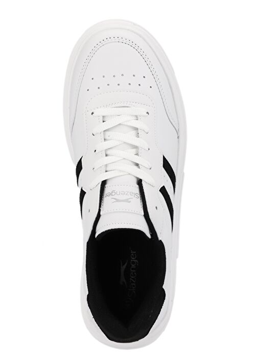 Slazenger ZIPPER I Kadın Sneaker Ayakkabı Beyaz / Siyah - Görsel 7