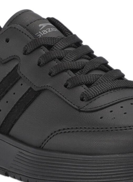 Slazenger ZIPPER I Kadın Sneaker Ayakkabı Siyah / Siyah - Görsel 5