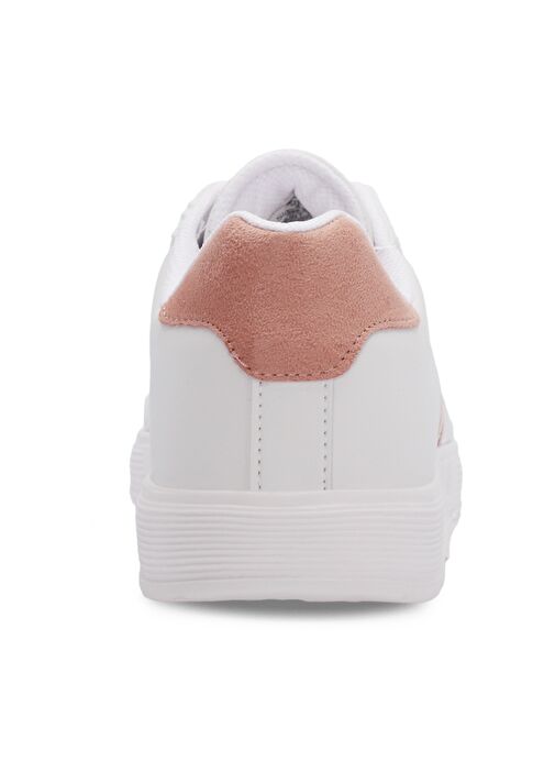 Slazenger ZIPPER I Kadın Sneaker Ayakkabı Beyaz / Pembe - Görsel 8