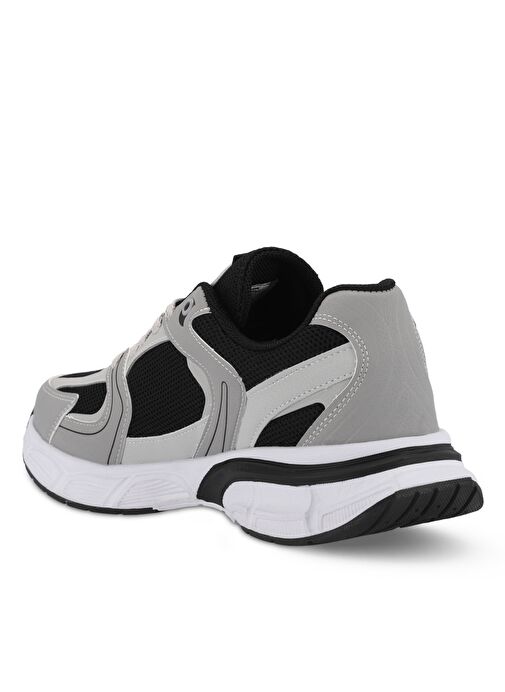 Slazenger ZEX Erkek Sneaker Ayakkabı Siyah / Gri - Görsel 4