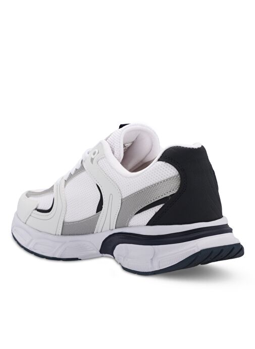 Slazenger ZEX Erkek Sneaker Ayakkabı Beyaz / Lacivert - Görsel 4