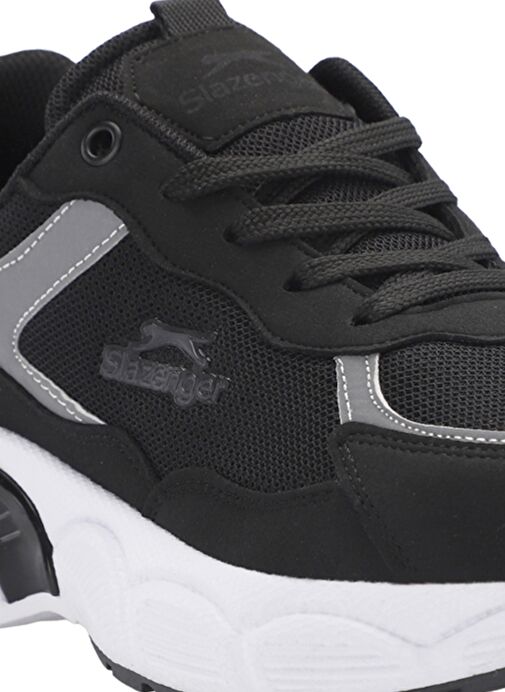 Slazenger ZOSIA Kadın Sneaker Ayakkabı Siyah / Koyu Gri - Görsel 5