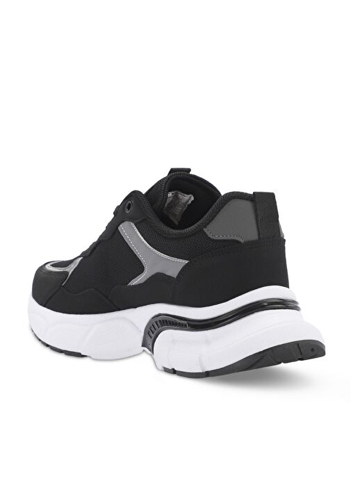 Slazenger ZOSIA Kadın Sneaker Ayakkabı Siyah / Koyu Gri - Görsel 4