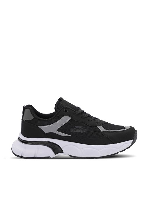 Slazenger ZOSIA Kadın Sneaker Ayakkabı Siyah / Koyu Gri - Görsel 2