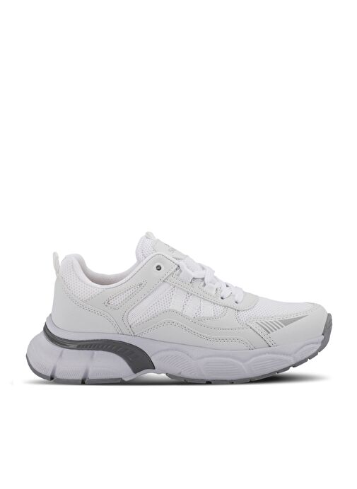 Slazenger ZELLA Kadın Sneaker Ayakkabı Beyaz / Gümüş - Görsel 2