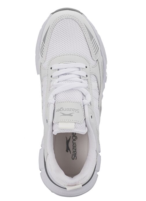 Slazenger ZELLA Kadın Sneaker Ayakkabı Beyaz / Gümüş - Görsel 6