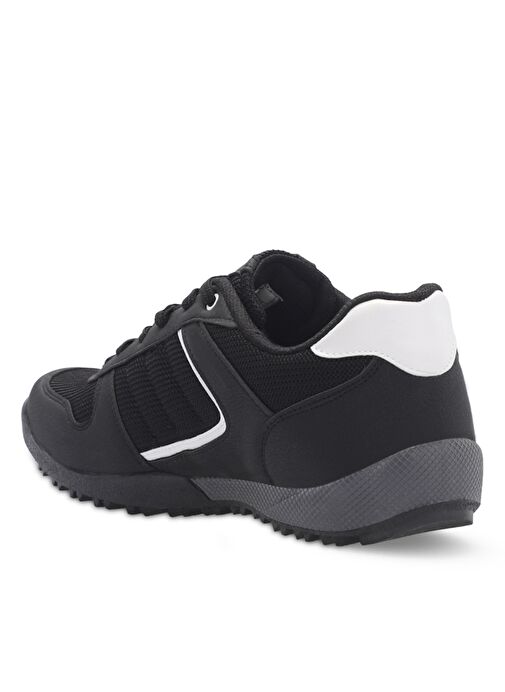 Slazenger ADRIAN I Erkek Sneaker Ayakkabı Siyah / Koyu Gri - Görsel 4